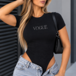 Body remera strass vogue