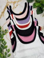 Top bicolor Morley liso - Imagen 3