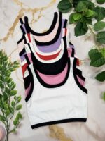 Top bicolor Morley liso - Imagen 2