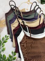 Top tirita Lycra liso - Imagen 3